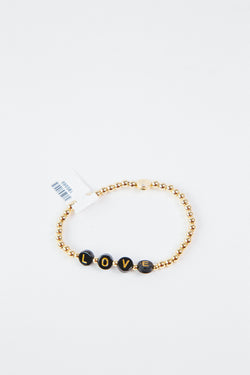 Meredith LOVE Ball Bracelet, Gold/Black