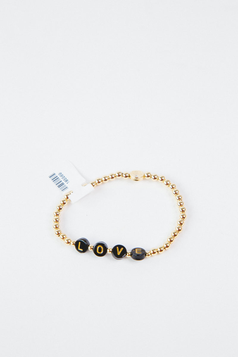 Meredith LOVE Ball Bracelet, Gold/Black