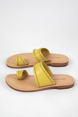 Amelie Tiny Stud Sandal, Sun Butter | Free People