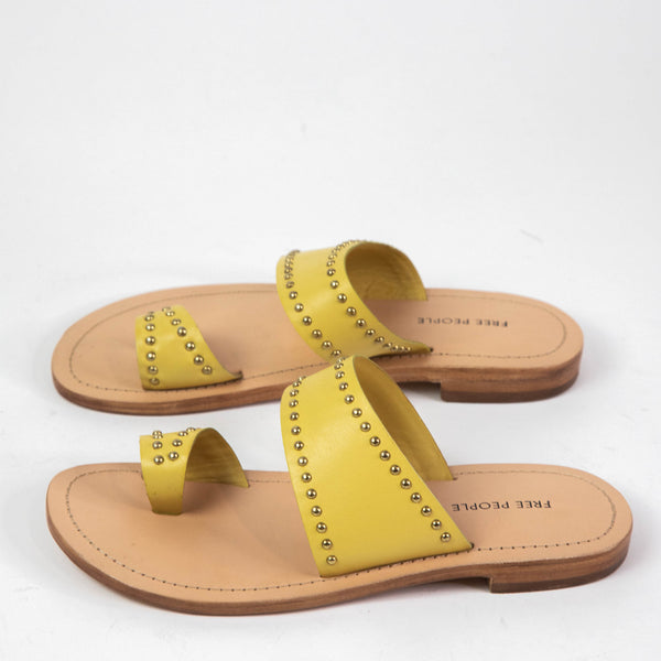 Amelie Tiny Stud Sandal, Sun Butter | Free People – North & Main