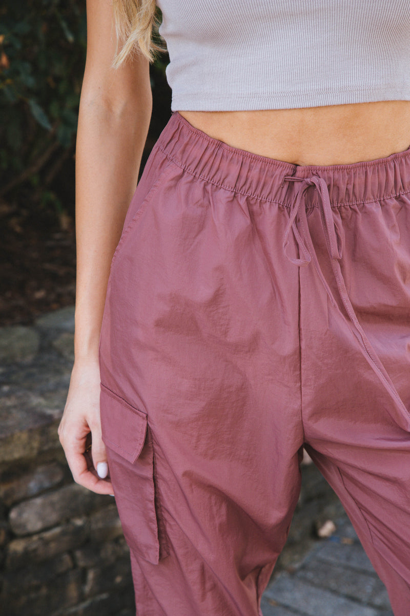 In the Heights Windbreaker Cargo Pants, Pink