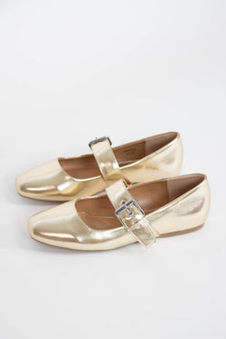 Mellie Buckle Mary Jane Flat, Gold | DV by Dolce Vita North & Main Clothing Company Mellie Buckle Mary Jane Flat, Gold | DV by Dolce Vita North & Main Clothing Company