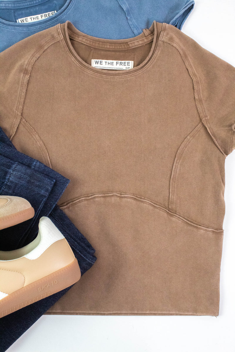 Protagonist Tee, Oiled Oak | Free People