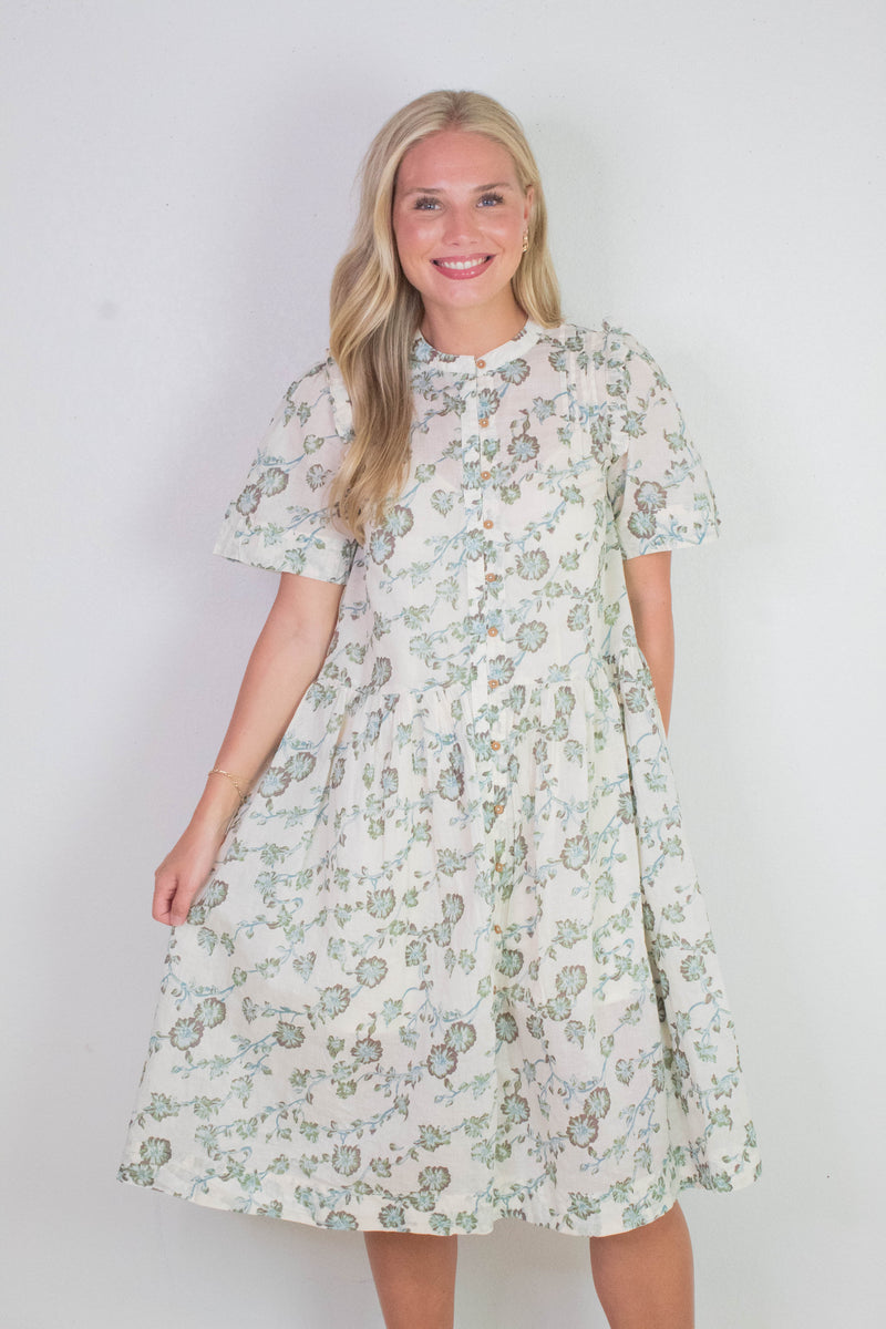 Bella Mae Midi Dress, Tea Combo Bella Mae Midi Dress, Tea Combo