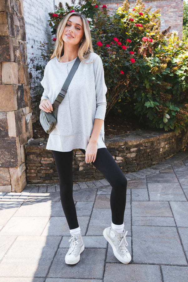 Baltic Born Sweatshirt, Soft Grey Heather | SPANX