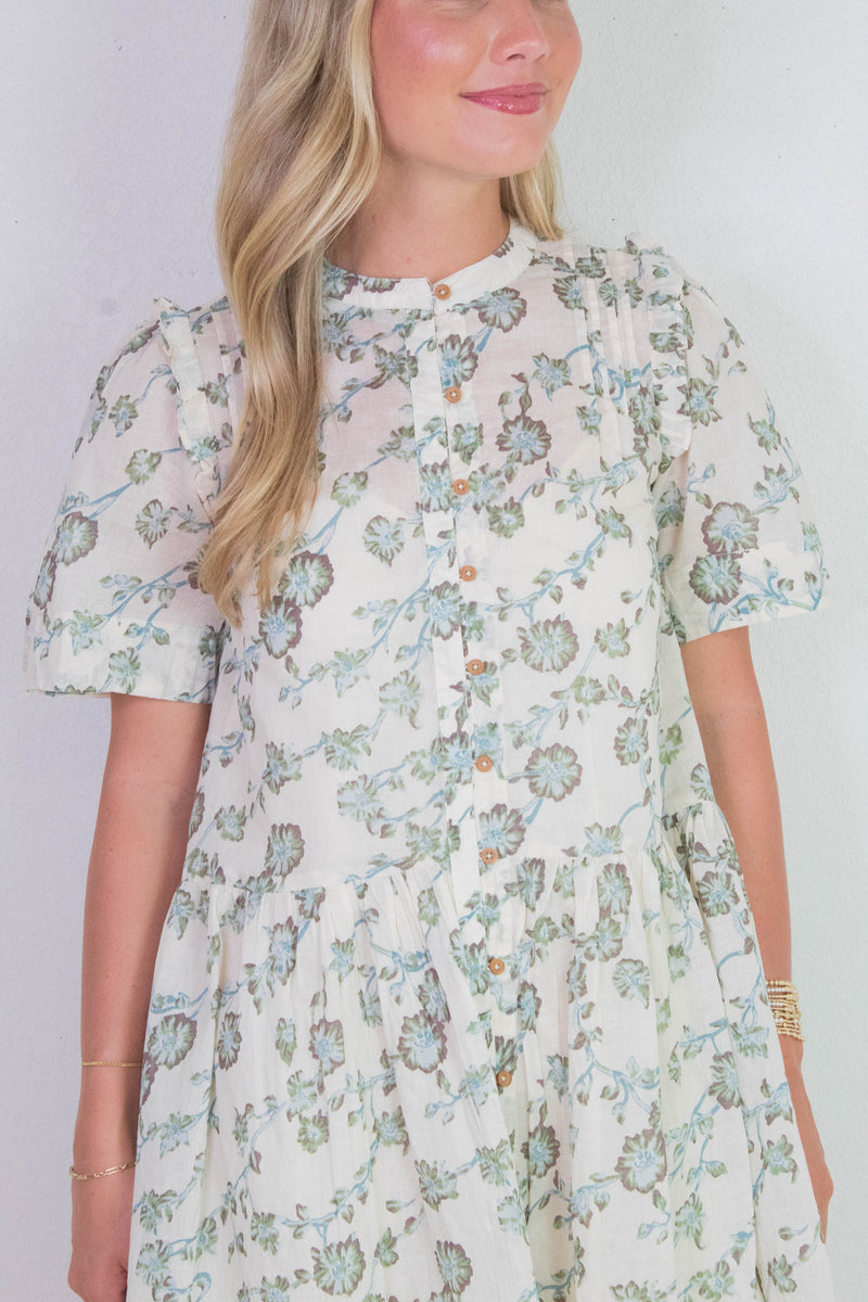 Bella Mae Midi Dress, Tea Combo | Free People