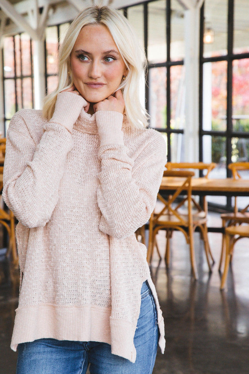 Tommy Turtle Sweater, Toasted Almond | Free People