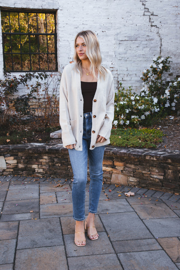Long Winter Days Cardigan, Toasted Marshmallow | Sanctuary