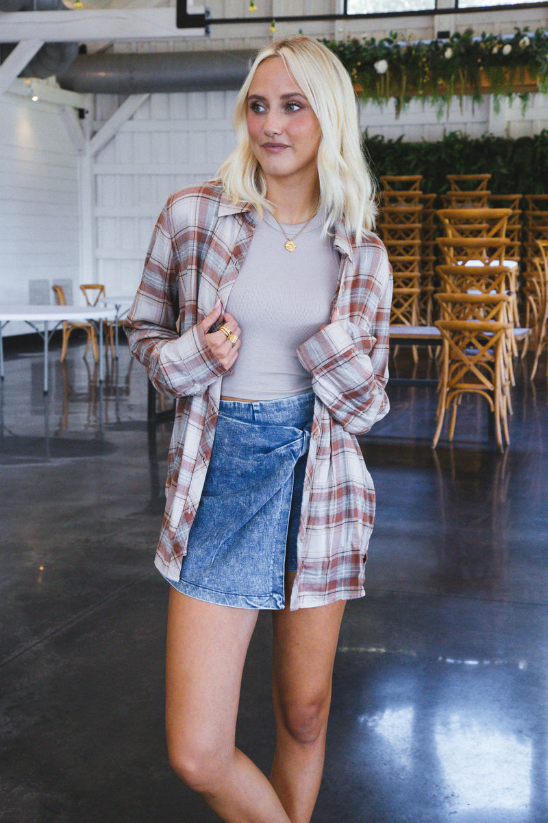 Kolbi Crop Top, Taupe