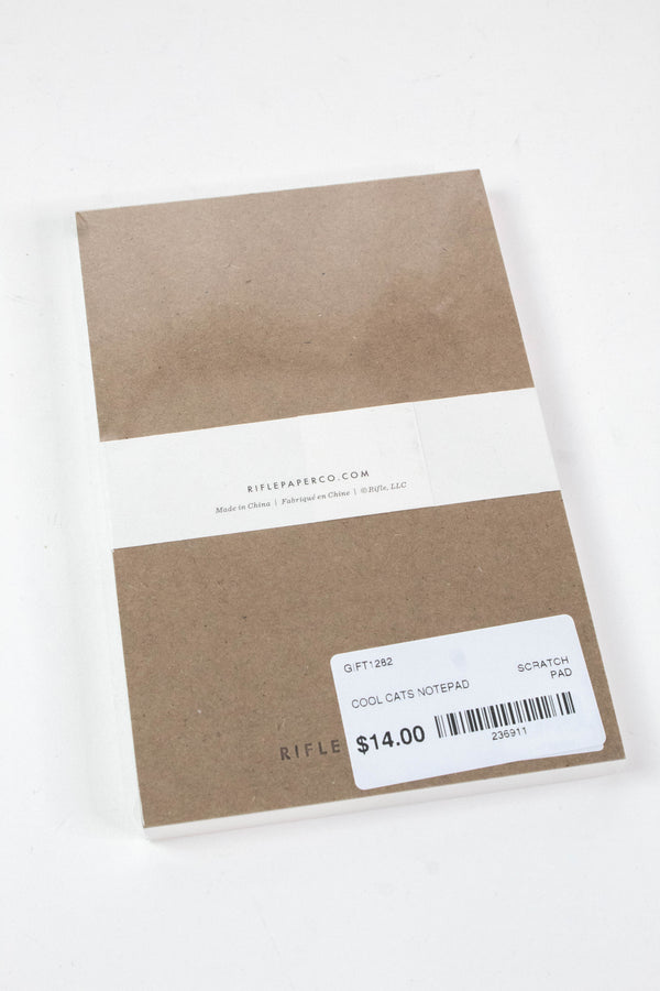 Cool Cats Notepad, Scratch Pad | Rifle Paper Co.