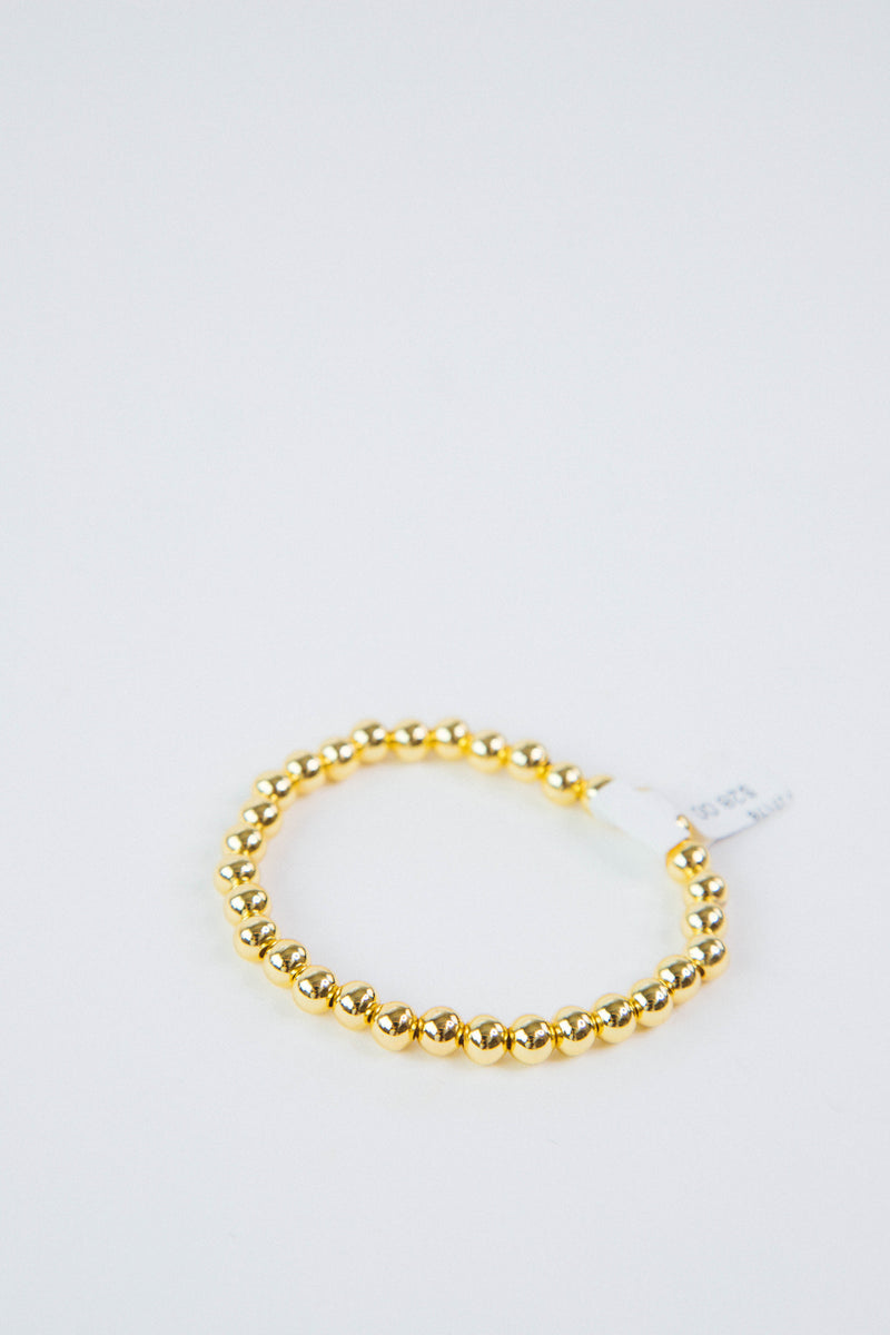 Linda Beaded Ball Bracelet, Gold