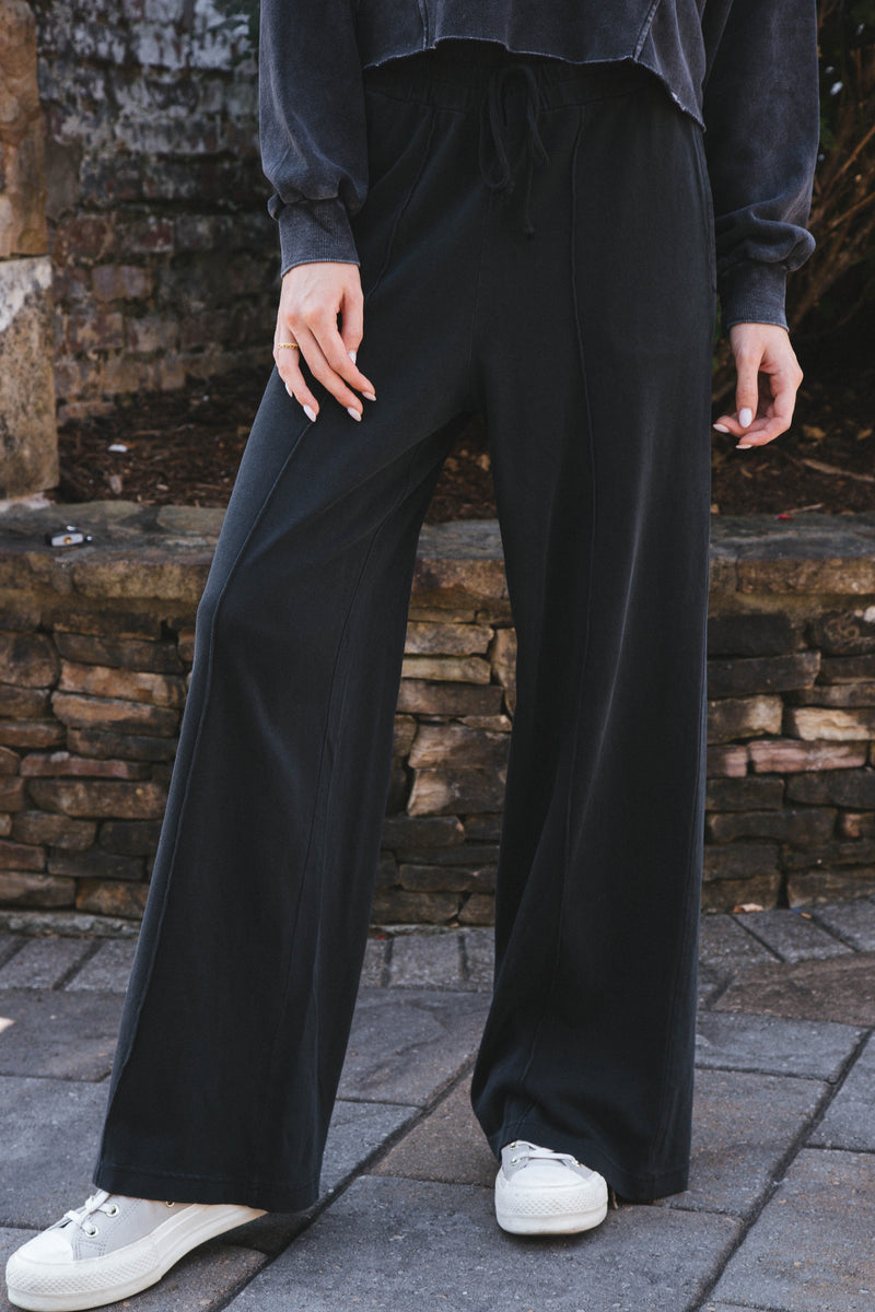 Lena Lounge Pants, Black