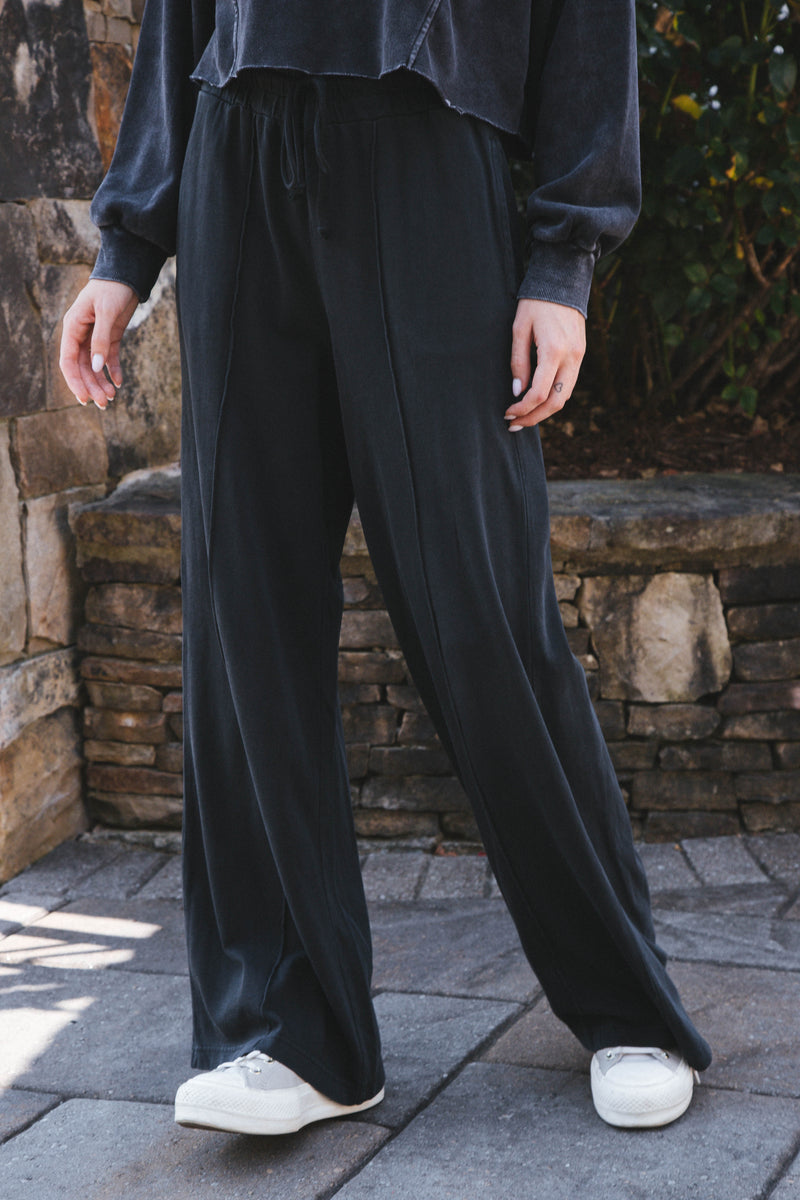 Lena Lounge Pants, Black
