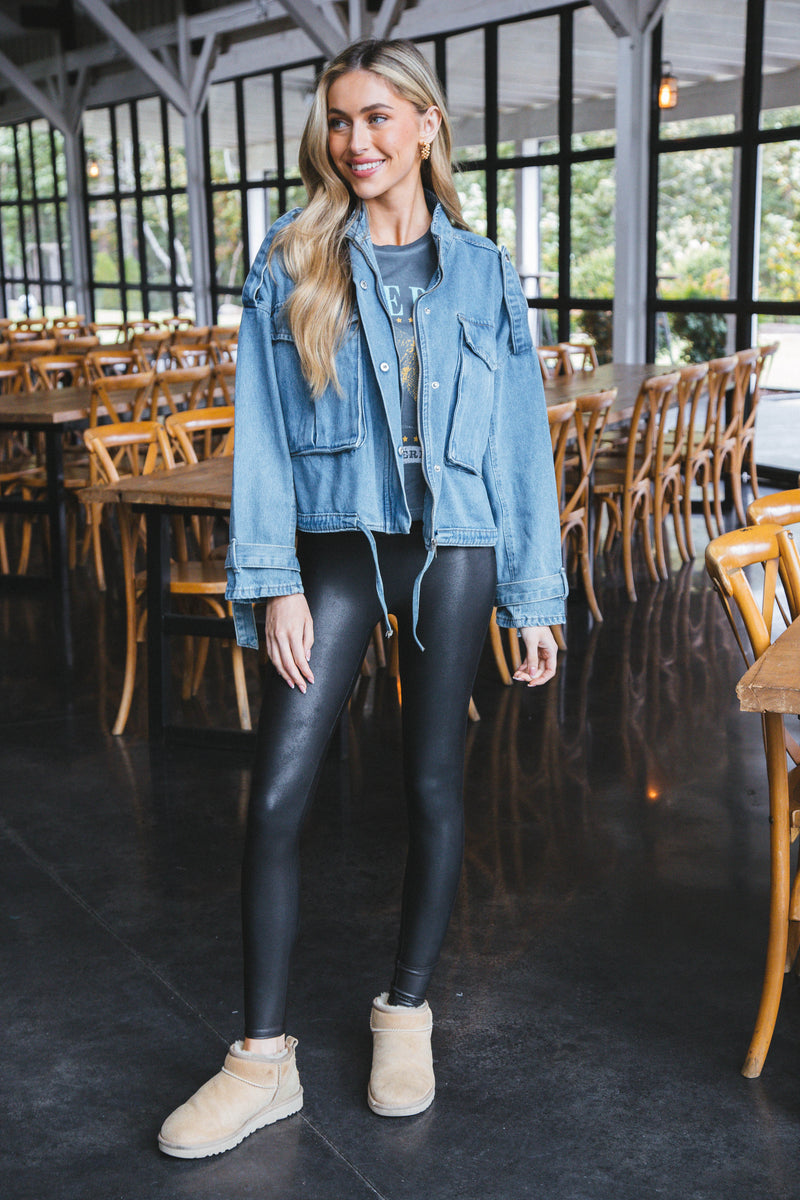 Dandy Denim Jacket, Denim Blue