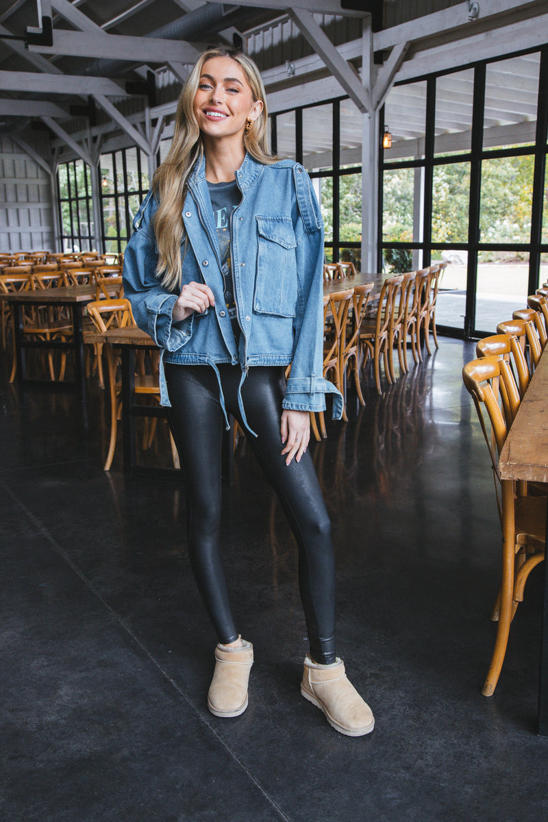 Dandy Denim Jacket, Denim Blue