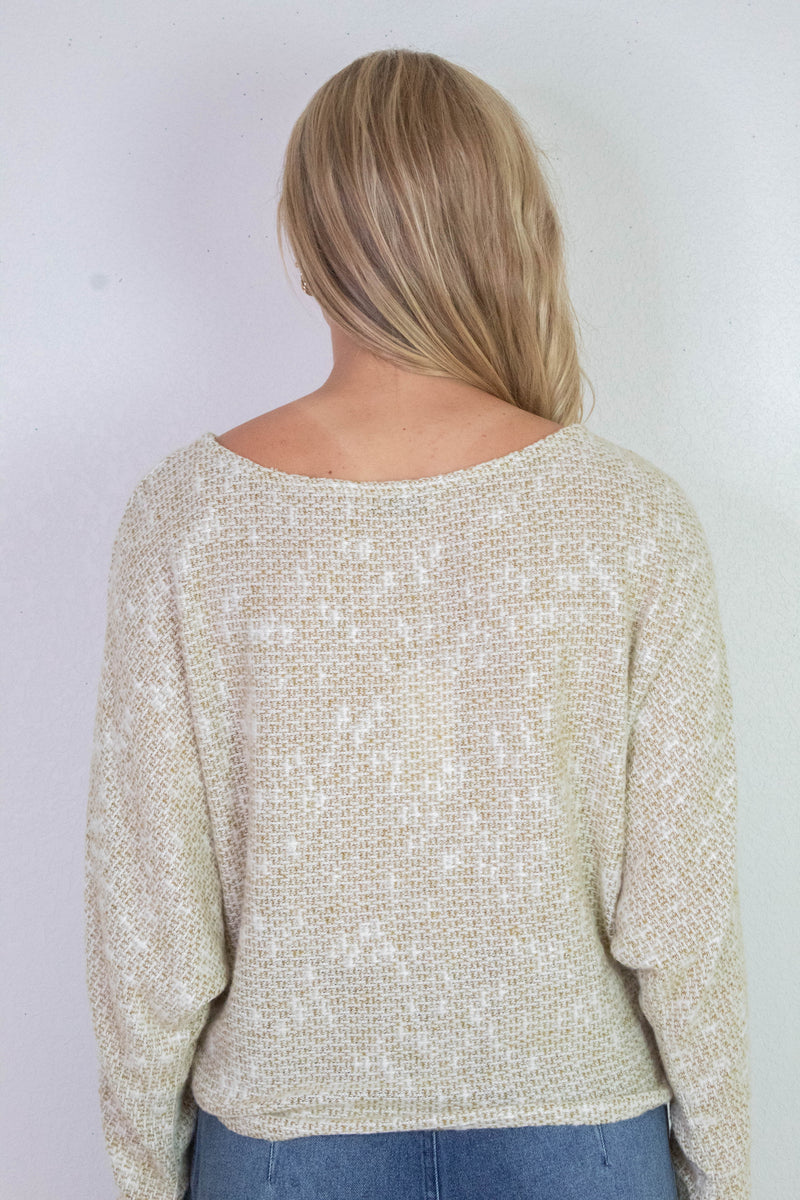 Billie Dolman Sleeve Knit Top, Olive | Sadie & Sage
