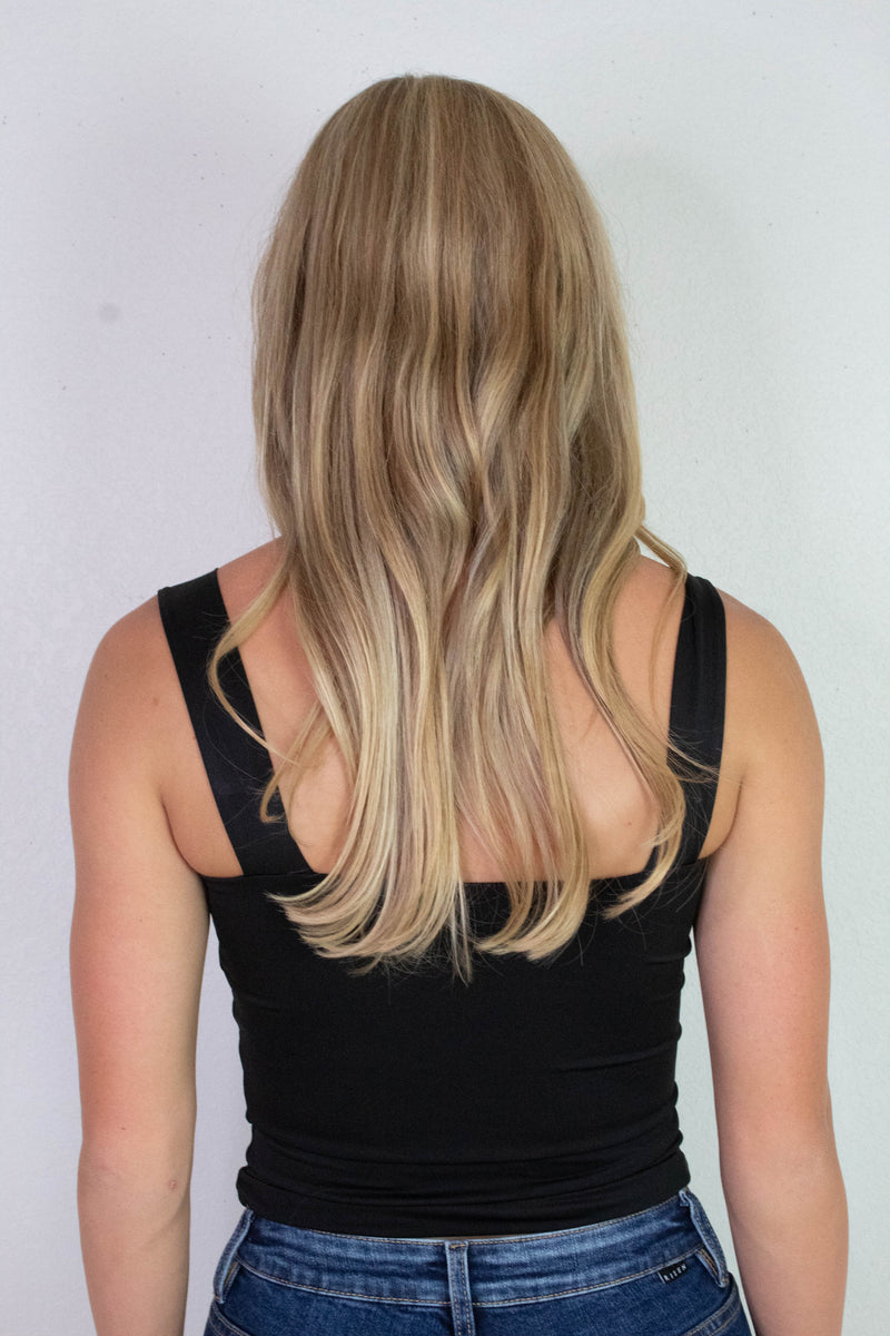 My Shot Square Neck Top, Black