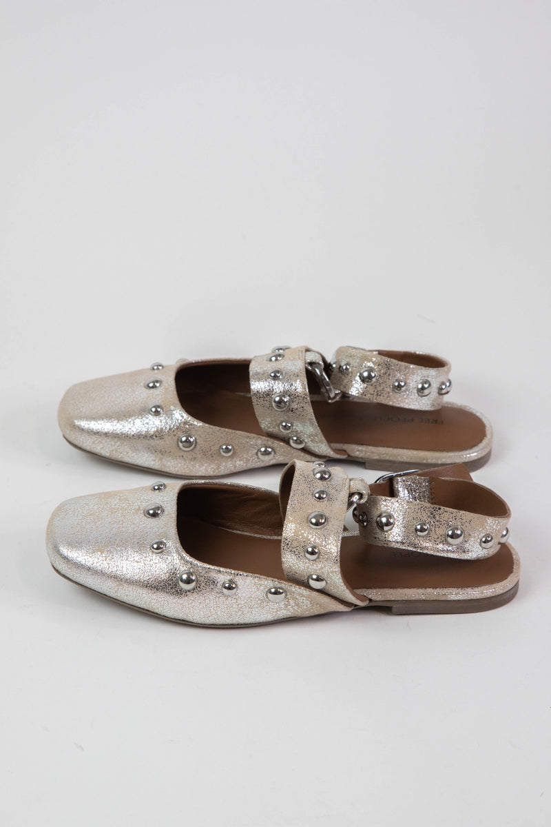 Camille Mystic O-Ring Flat, Champagne | Free People