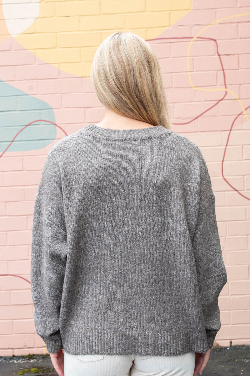Lyric Flying Duck Sweater, Mocha