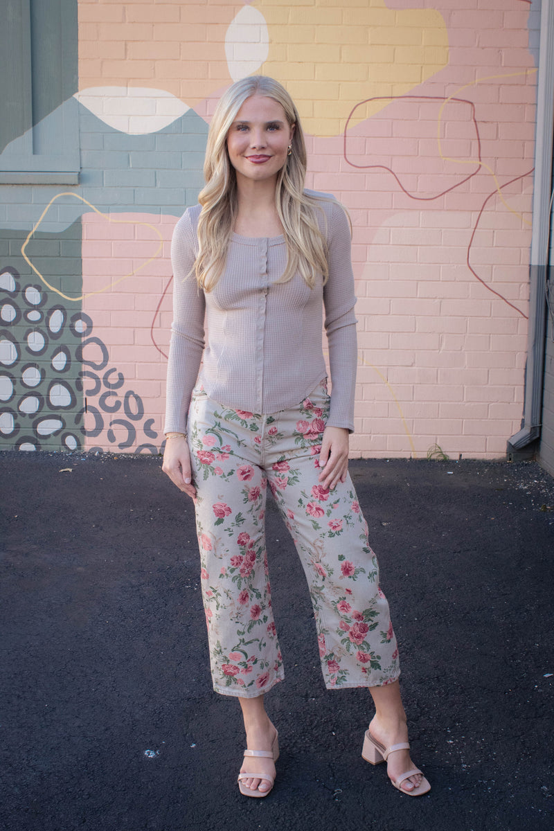 Deep Trance Printed Pant, Wallpaper Floral | Free People
