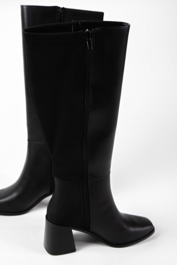 Dahlia Tall Dress Boot, Black