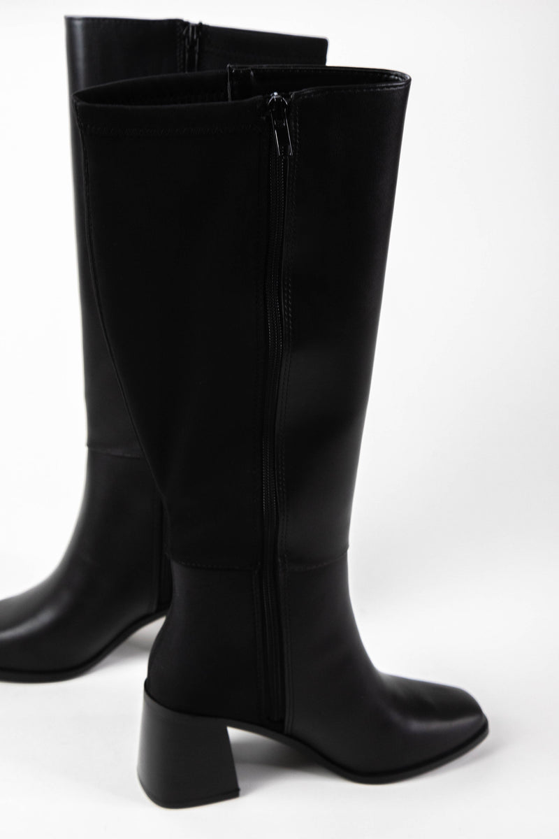 Dahlia Tall Dress Boot, Black