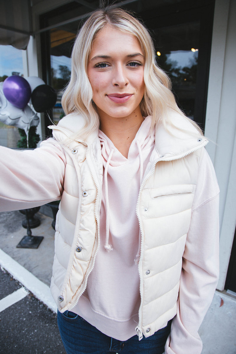 Callaway Hooded Sweatshirt, Dusty Pink
