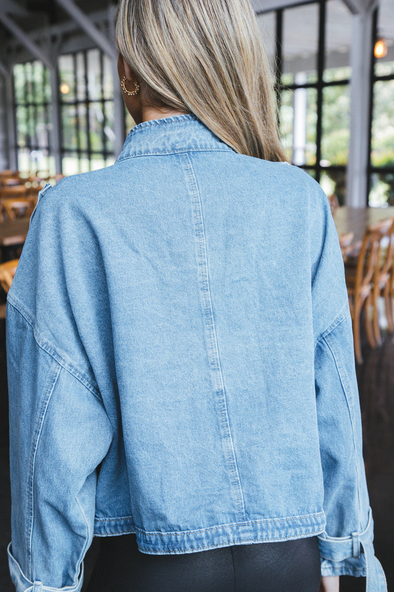 Dandy Denim Jacket, Denim Blue