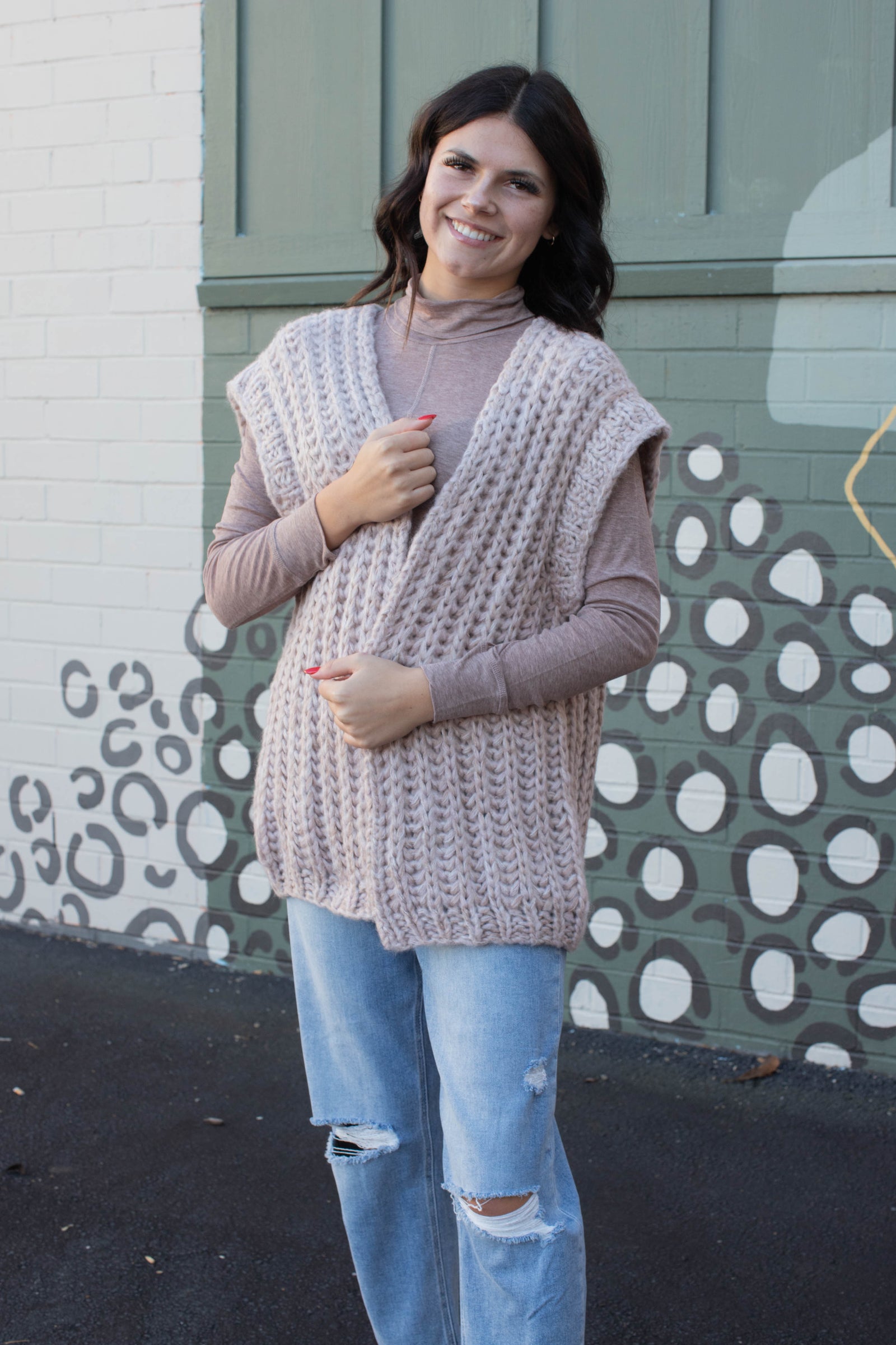 トップス YENN DOUBLE FACE KNIT VEST トップス YENN DOUBLE FACE KNIT VEST YENN DOUBLE FACE KNIT VEST