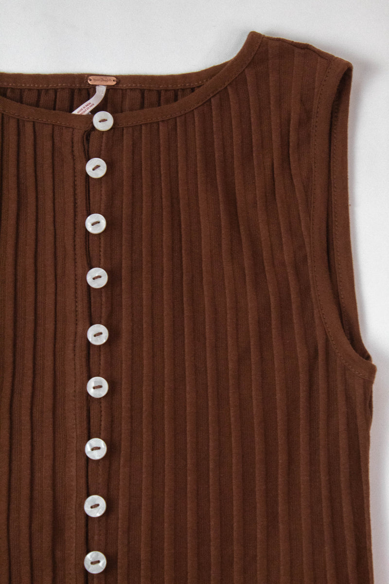 Tilly Vest, Honey Bronze | Free People