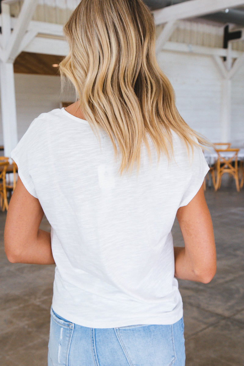 Gather Me Close Tee, White | Sanctuary