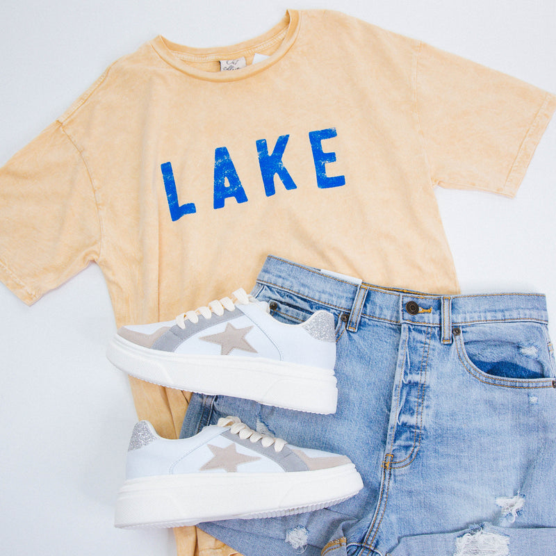 Lake Graphic Tee, Golden