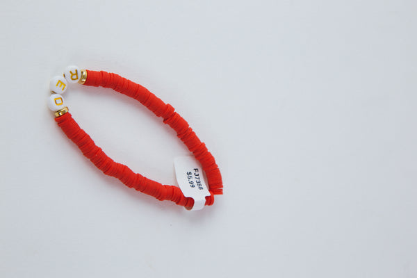 Red Friendship Bracelet, Red