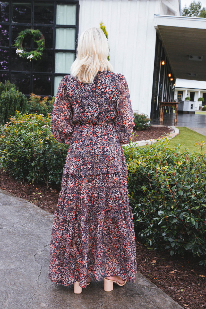 Zodiak Tiered Maxi Dress, Siren | Buddy Love
