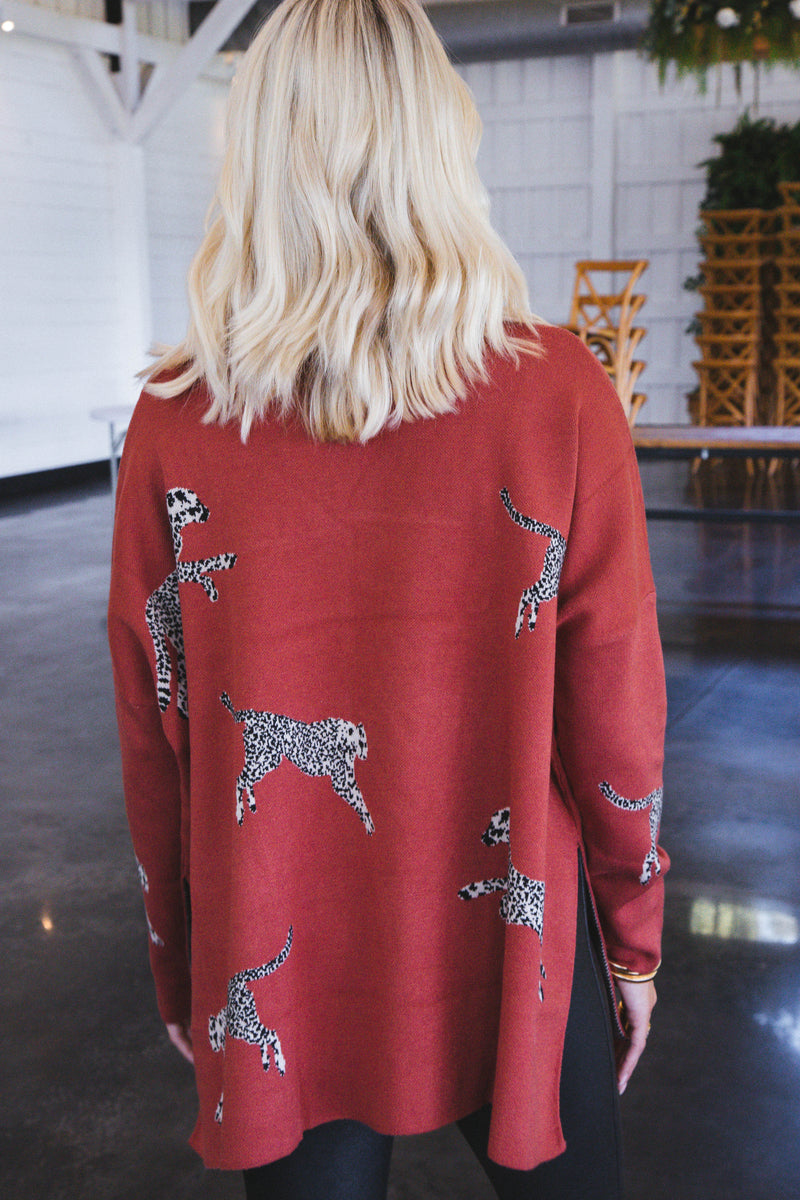 Strike Sweater, Rust
