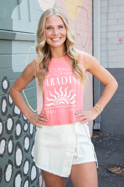 Andie Front Wrap Skort, Cream