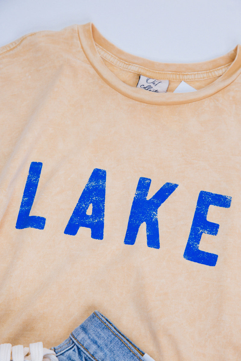 Lake Graphic Tee, Golden