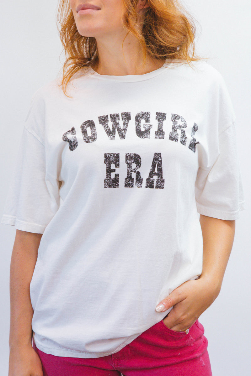 Cowgirl Era Graphic Tee, Cream