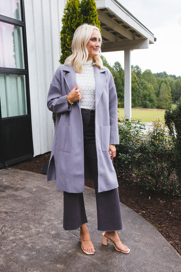 All Along Coat, Lavender | Sadie & Sage