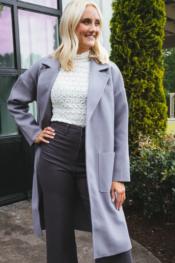 All Along Coat, Lavender | Sadie & Sage