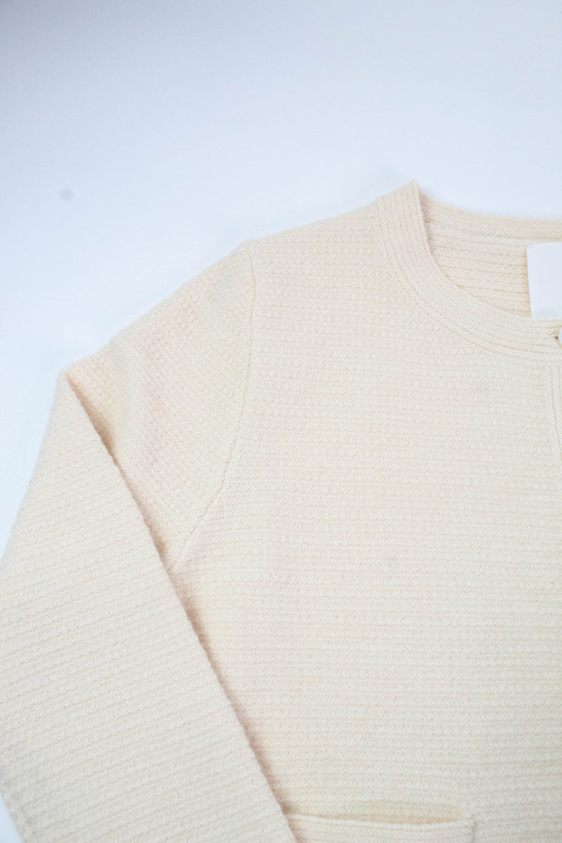 Eva Button Up Sweater Cardigan, Butter