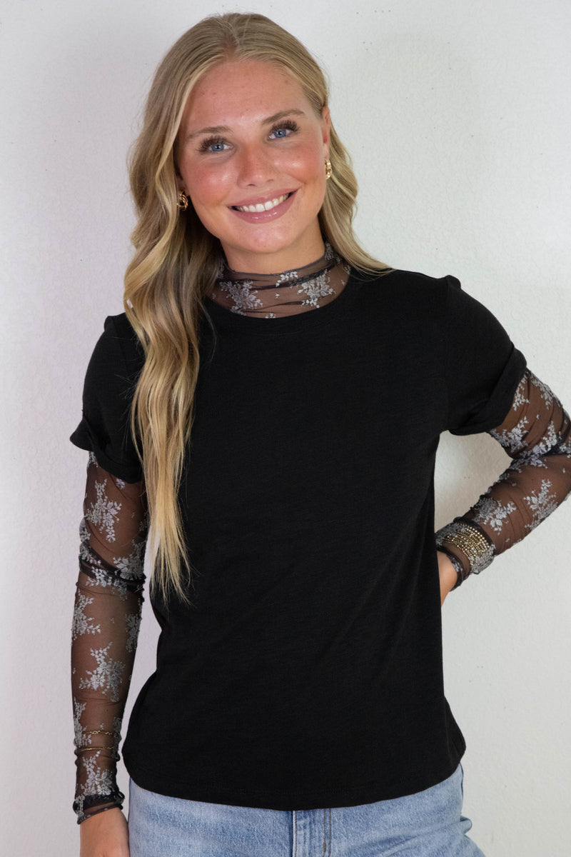 Lady Lux Two Tone Layering Top, Thunderstorm Combo | Free People