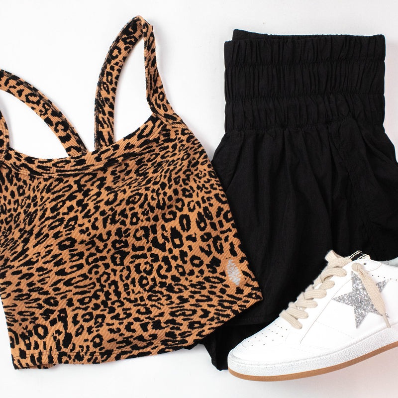 All Clear Leopard Cami, Toasted Almond | Free People