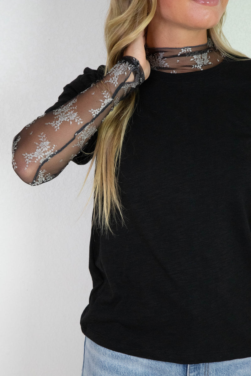 Lady Lux Two Tone Layering Top, Thunderstorm Combo | Free People