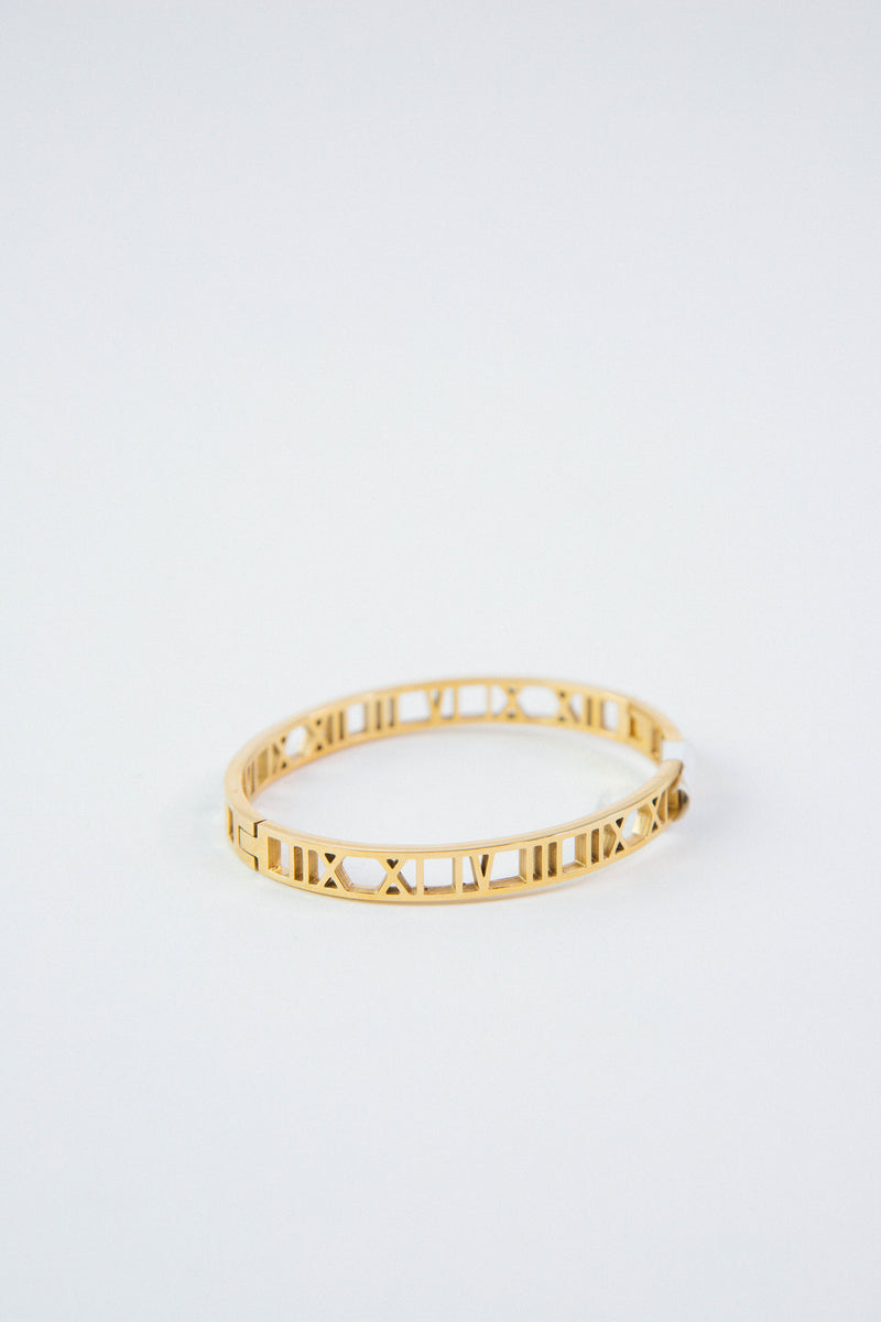 Roman Numeral Cuff Bracelet