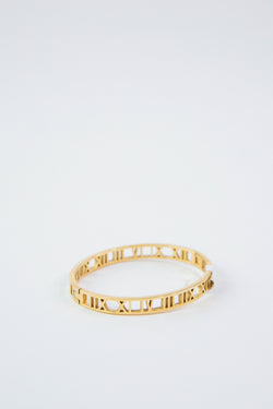 Roman Numeral Cuff Bracelet