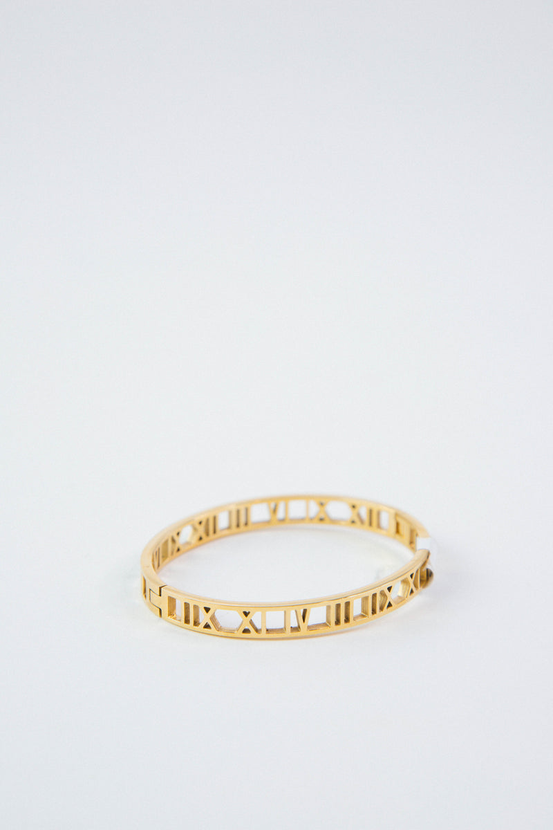 Roman Numeral Cuff Bracelet