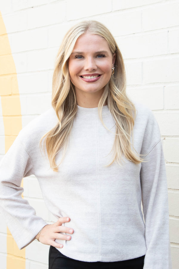 Into the Woods Cozy Top, Heather Pearl | Sanctuary