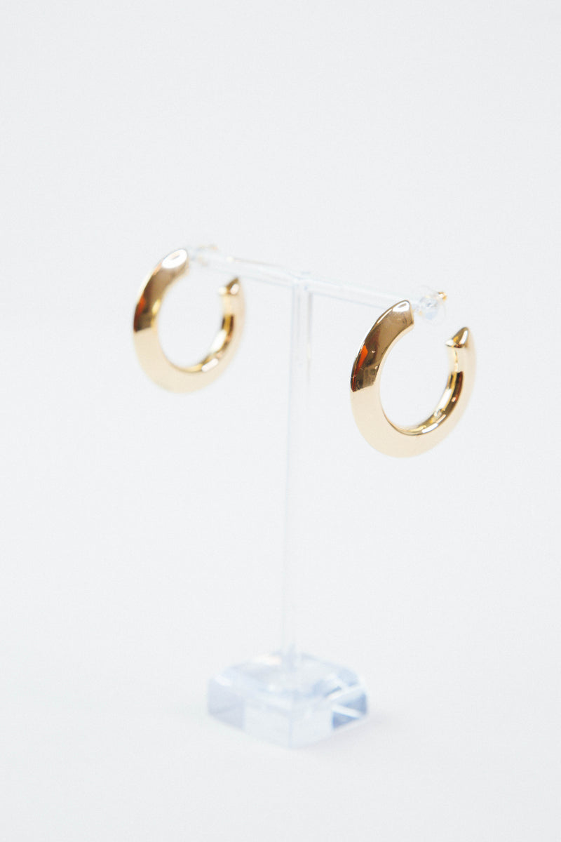 Emelia Hoop Earrings, Gold