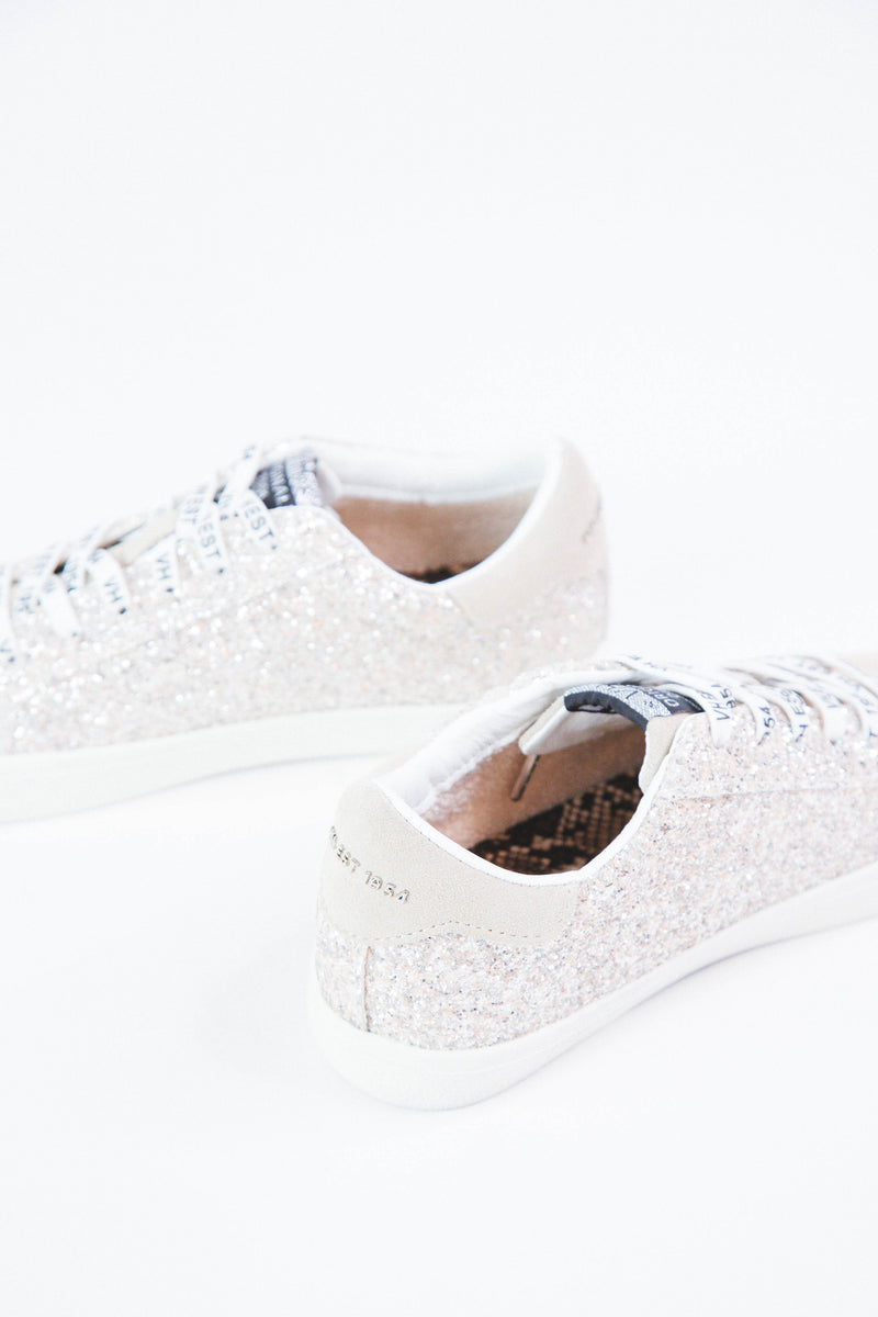 Action Star Glitter Sneaker, Taupe Multi | Vintage Havana